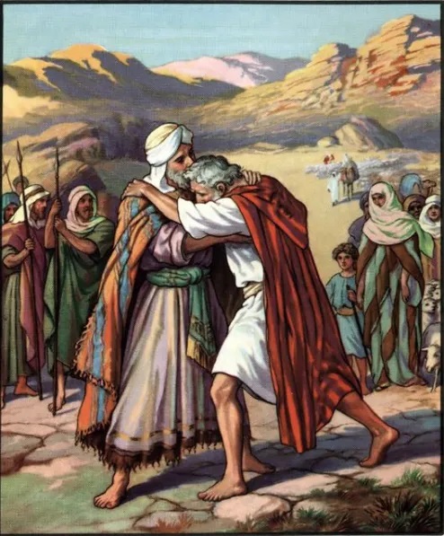Vayishlaḥ, the meeting between Ya-akov and Esav